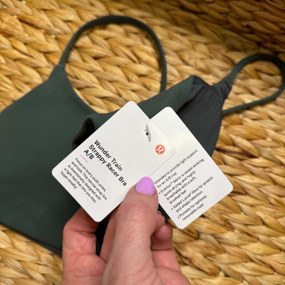 Wunder Train strappy racer bra A/B Size 6 - Picture 3 of 7